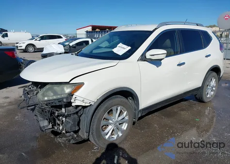 2016 Nissan Rogue Sv из США, поврежденный, VIN JN8AT2MT7GW029356